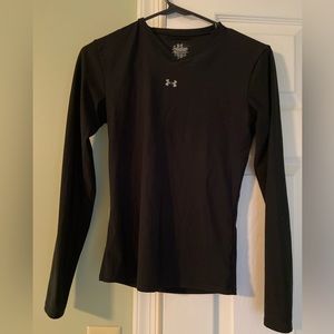 Girls Long Sleeve Black Under Armour